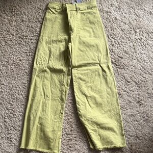Light Green Billabong Wide Leg Pants